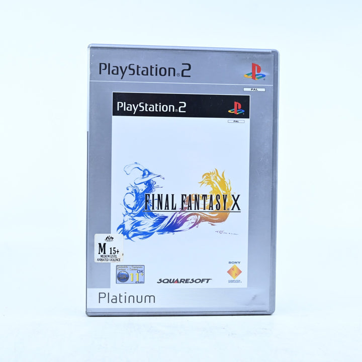 Final Fantasy X - Sony Playstation 2 / PS2 Game + Manual - PAL - MINT DISC!