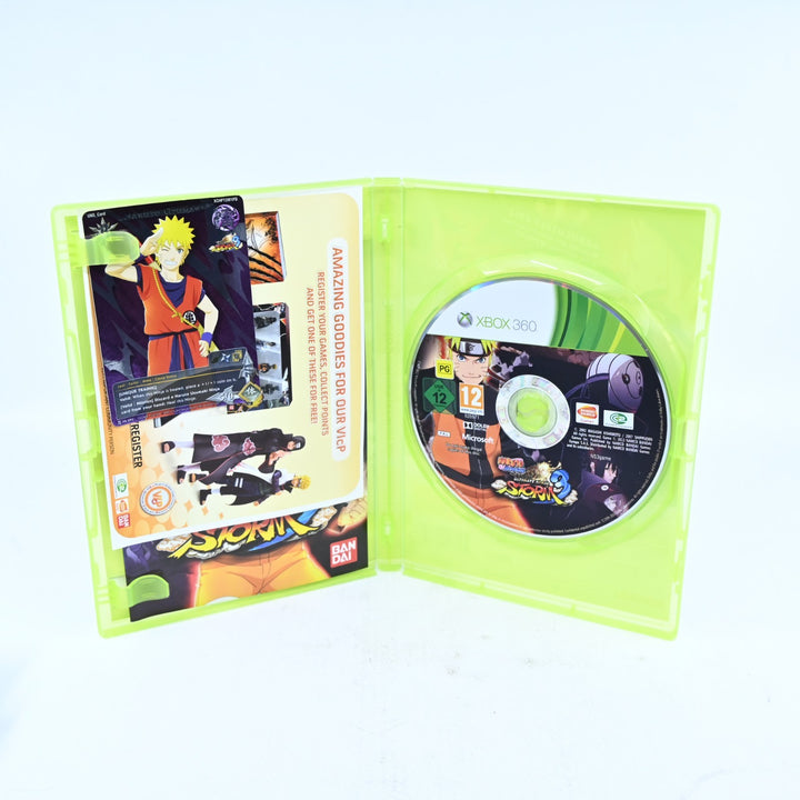 Naruto Shippuden Ultimate Ninja Storm 3  - Xbox 360 Game + Card + Manual