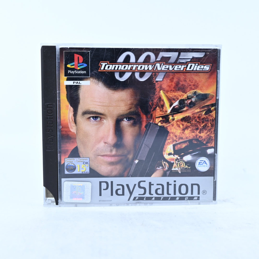 007: Tomorrow Never Dies - Sony Playstation 1 / PS1 Game + Manual - PAL