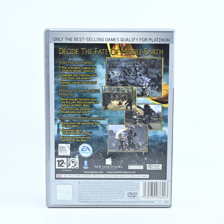 Lord of the Rings: The Two Towers - Sony Playstation 2 / PS2 Game + Manual