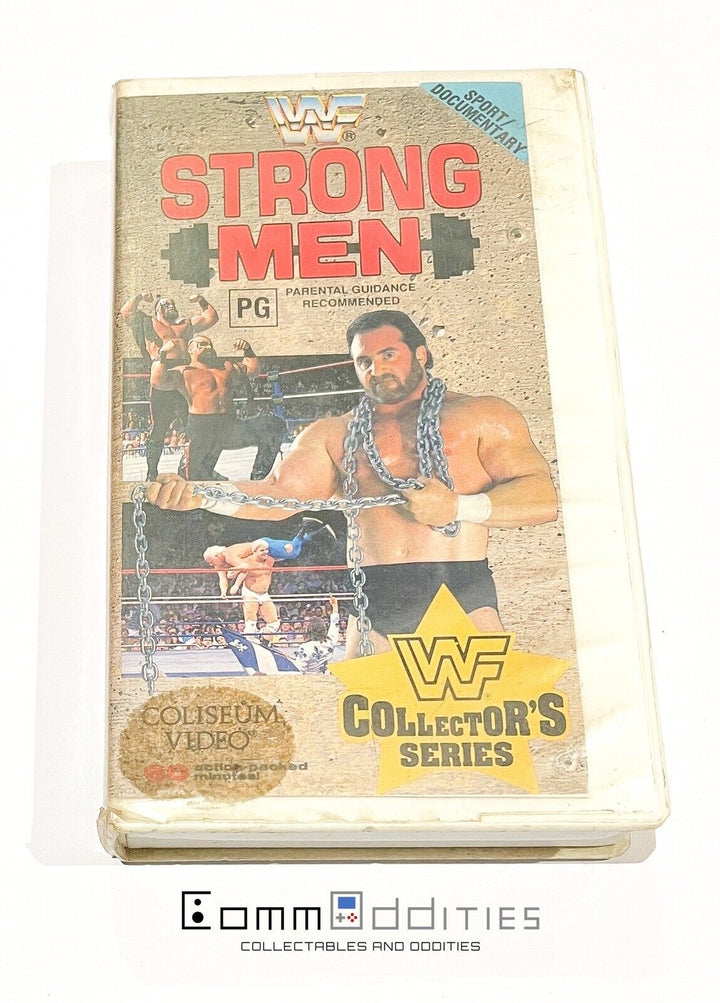 WWF Strong Men VHS. Dino Bravo, Powers Of Pain, The Ultimate Warrior Video Tape