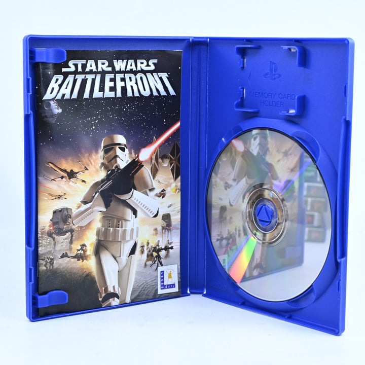 Star Wars Battlefront - Sony Playstation 2 / PS2 Game + Manual - PAL