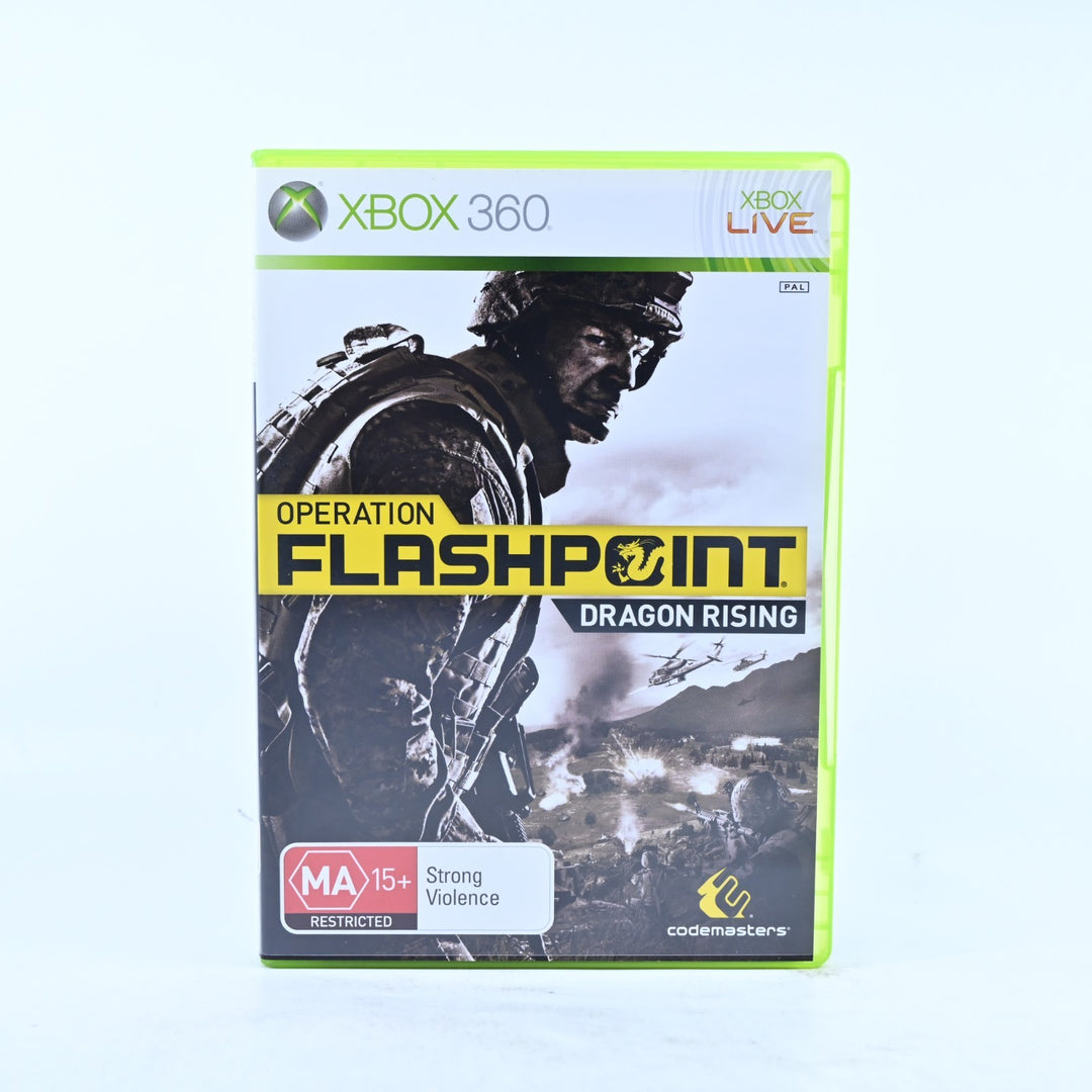 Operation Flashpoint: Dragon Rising - Xbox 360 Game + Manual - PAL - MINT DISC!
