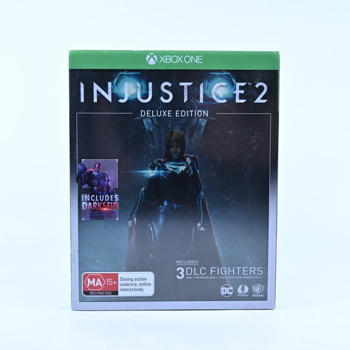 Injustice 2 Deluxe Edition - Xbox One Game + Steelbook - PAL - FREE POST!