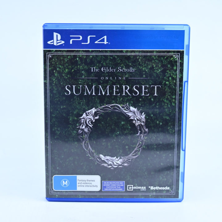 The Elder Scrolls Online: Summerset - Sony Playstation 4 / PS4 Game - FREE POST