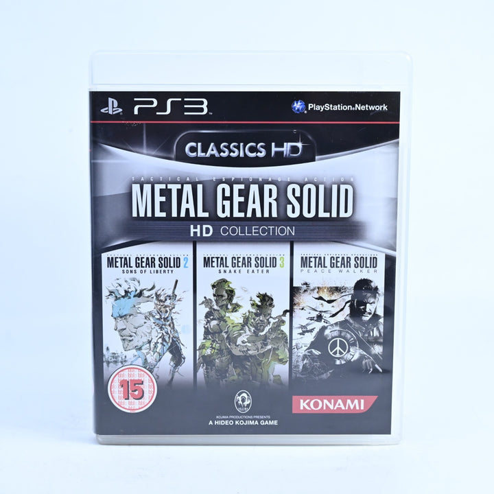 Metal Gear Solid HD Collection - Sony Playstation 3 / PS3 Game + Manual