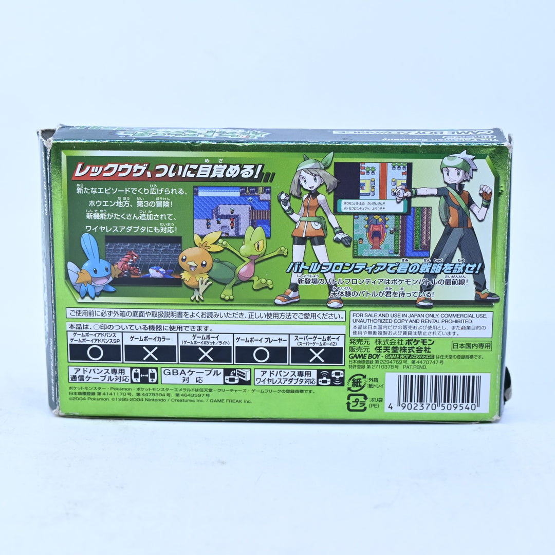 Pokemon Emerald - Nintendo Gameboy Advance / GBA Boxed Game - NTSC-J