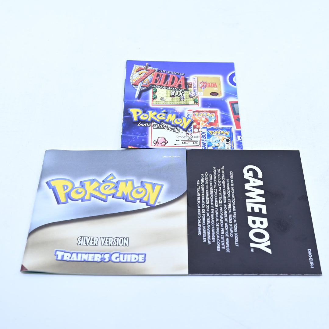 Pokemon Silver Version - Nintendo Gameboy Color Boxed Game - PAL - NEW BATTERY!