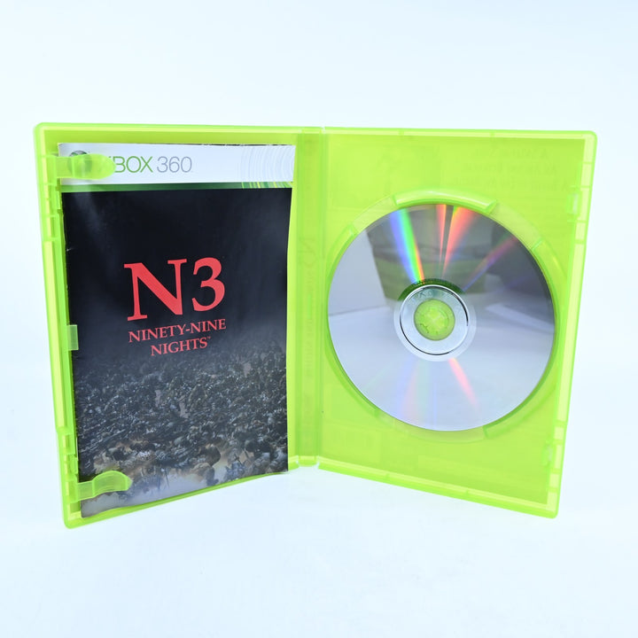 N3: Ninety Nine Nights - Xbox 360 Game + Manual - PAL - MINT DISC!