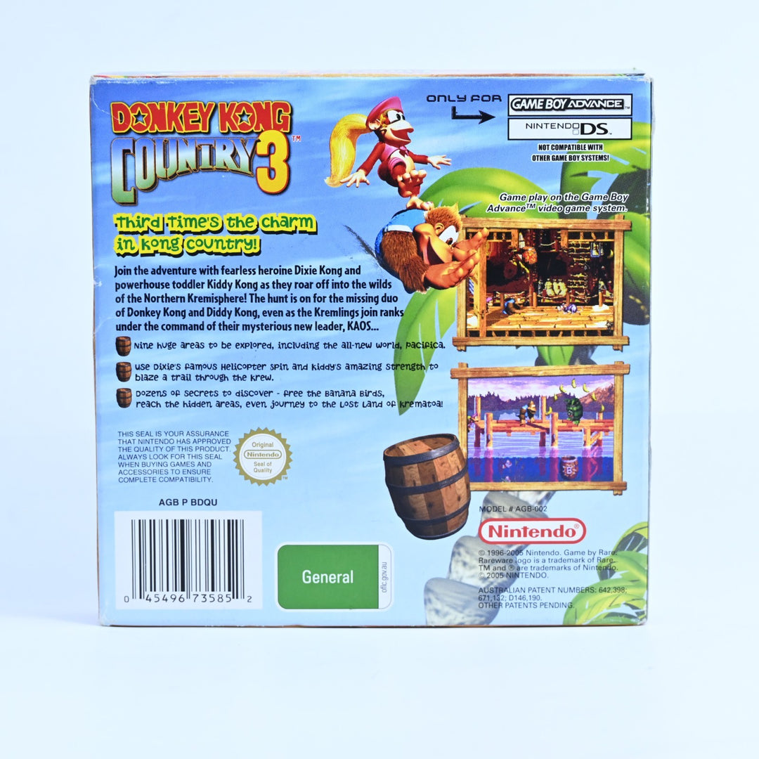 Donkey Kong Country 3 - Nintendo Gameboy Advance / GBA Boxed Game - PAL