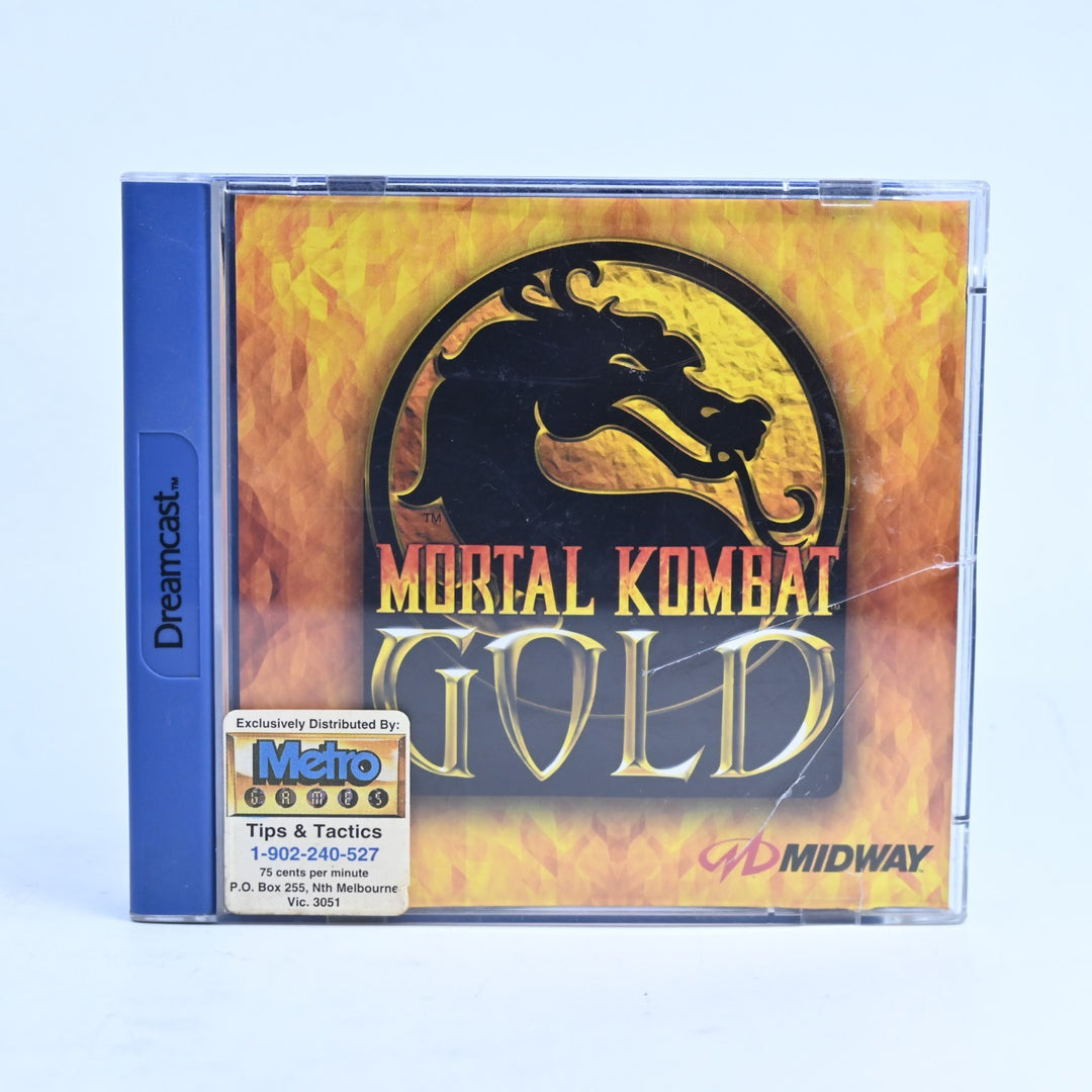 Mortal Kombat Gold - Sega Dreamcast Game - No Manual - PAL - MINT DISC!