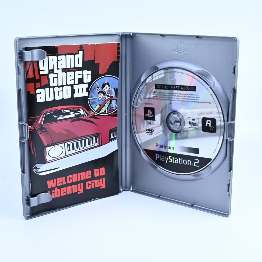 Grand Theft Auto III 3 - Sony Playstation 2 / PS2 Game + Manual - No Map - PAL