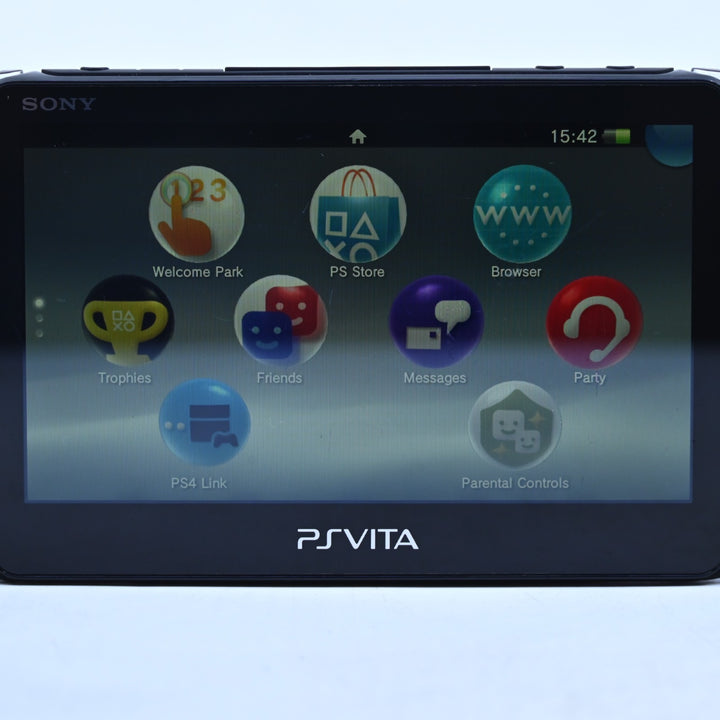 Black PS Vita Slim - 8GB card - Sony PS Vita Console - PAL - FREE POST!