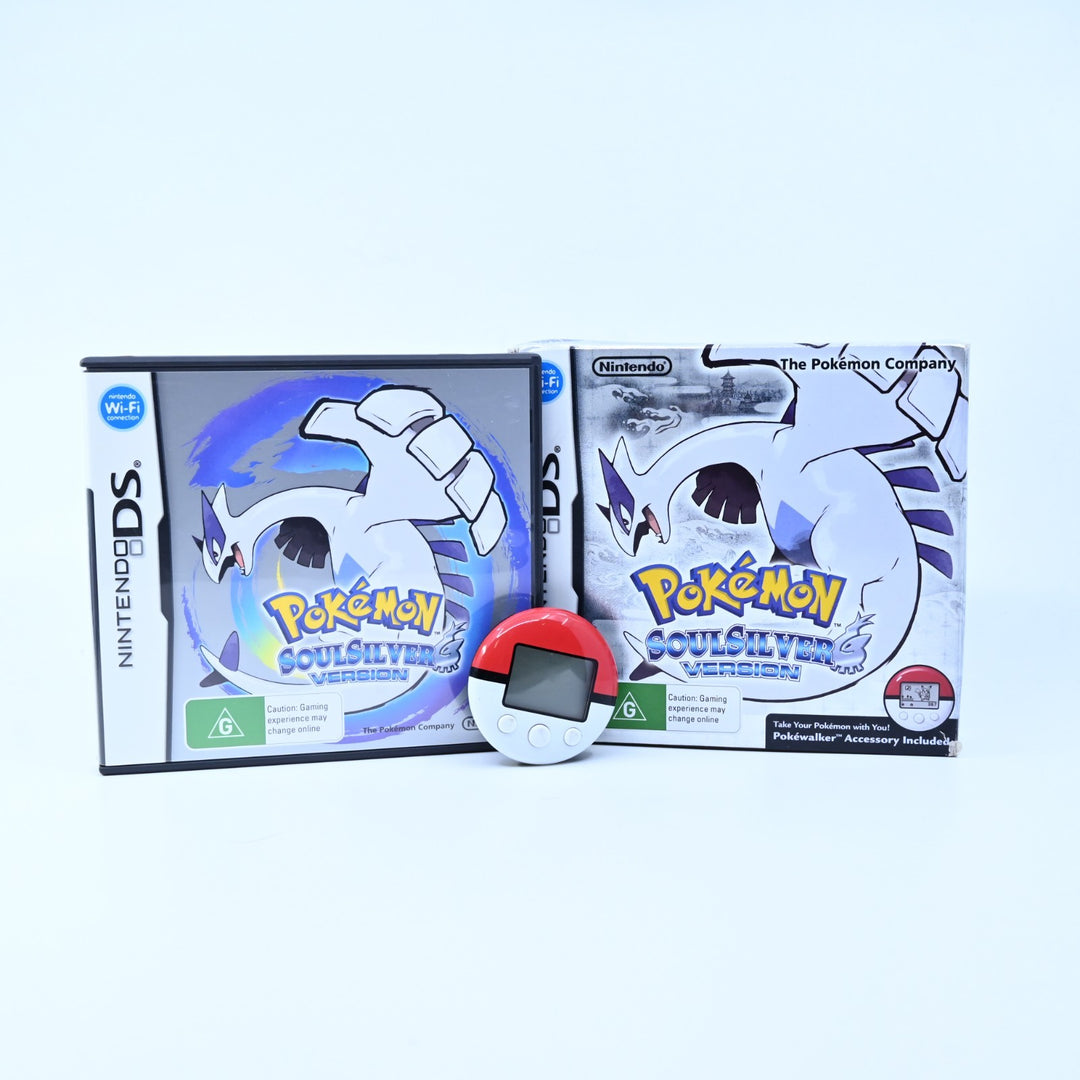 Pokemon SoulSilver Boxed + PokeWalker - Nintendo DS Game + Manual - Soul Silver!