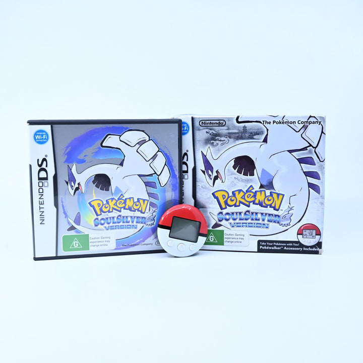 Pokemon SoulSilver Boxed + PokeWalker - Nintendo DS Game + Manual - Soul Silver!
