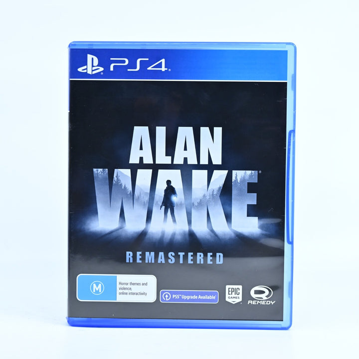 AS NEW! Alan Wake Remastered - Sony Playstation 4 / PS4 Game - FREE POST!