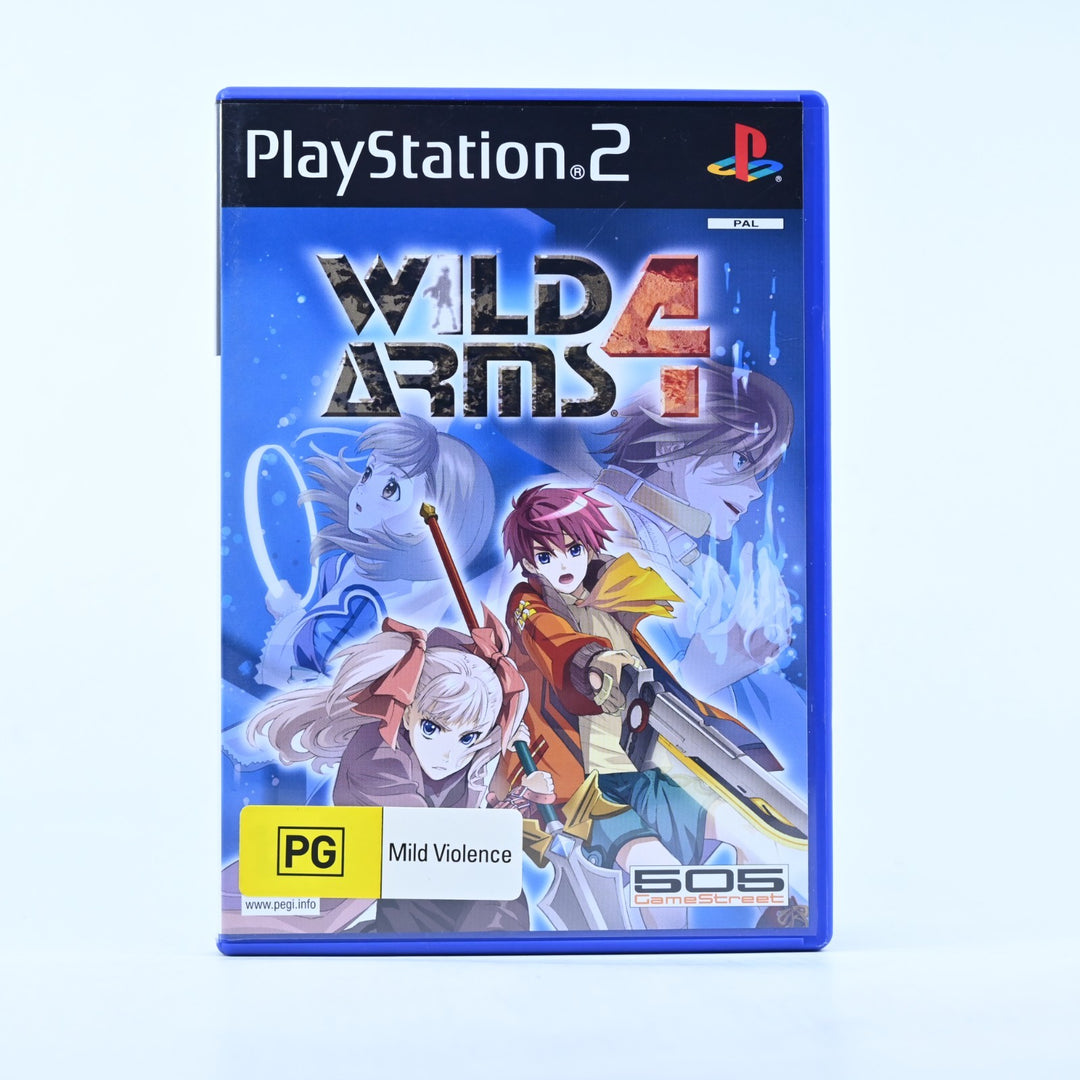 Wild Arms 4 - Sony Playstation 2 / PS2 Game + Manual - PAL - MINT DISC!