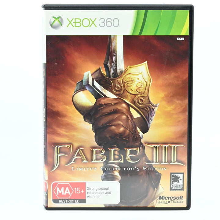 Fable III 3 - Xbox 360 Game + Manual - PAL - MINT DISC!