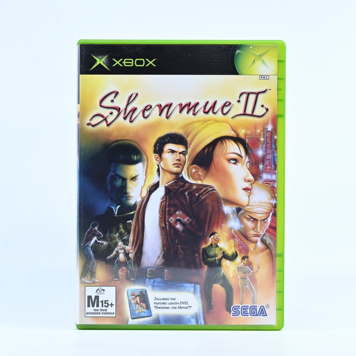 Shenmue II 2 - Original Xbox Game + Manual + Bonus Disc - PAL - MINT DISC!