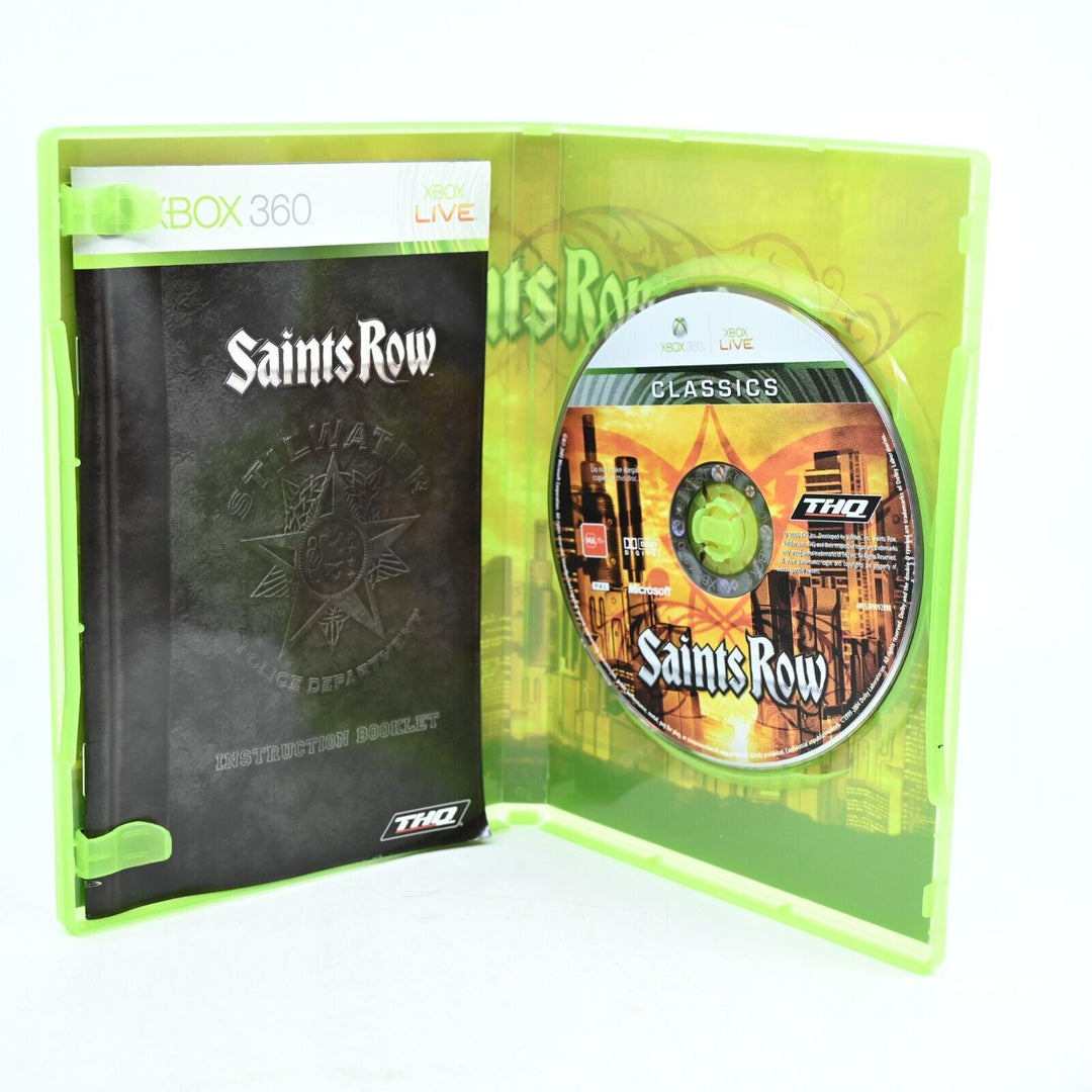 Saints Row - Xbox 360 Game + Manual - PAL - MINT DISC!