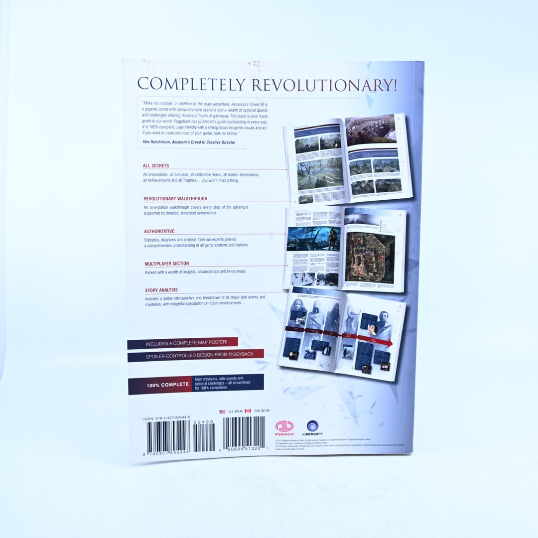 Assassin's Creed III - The Complete Official Guide No Map Piggyback Interactive