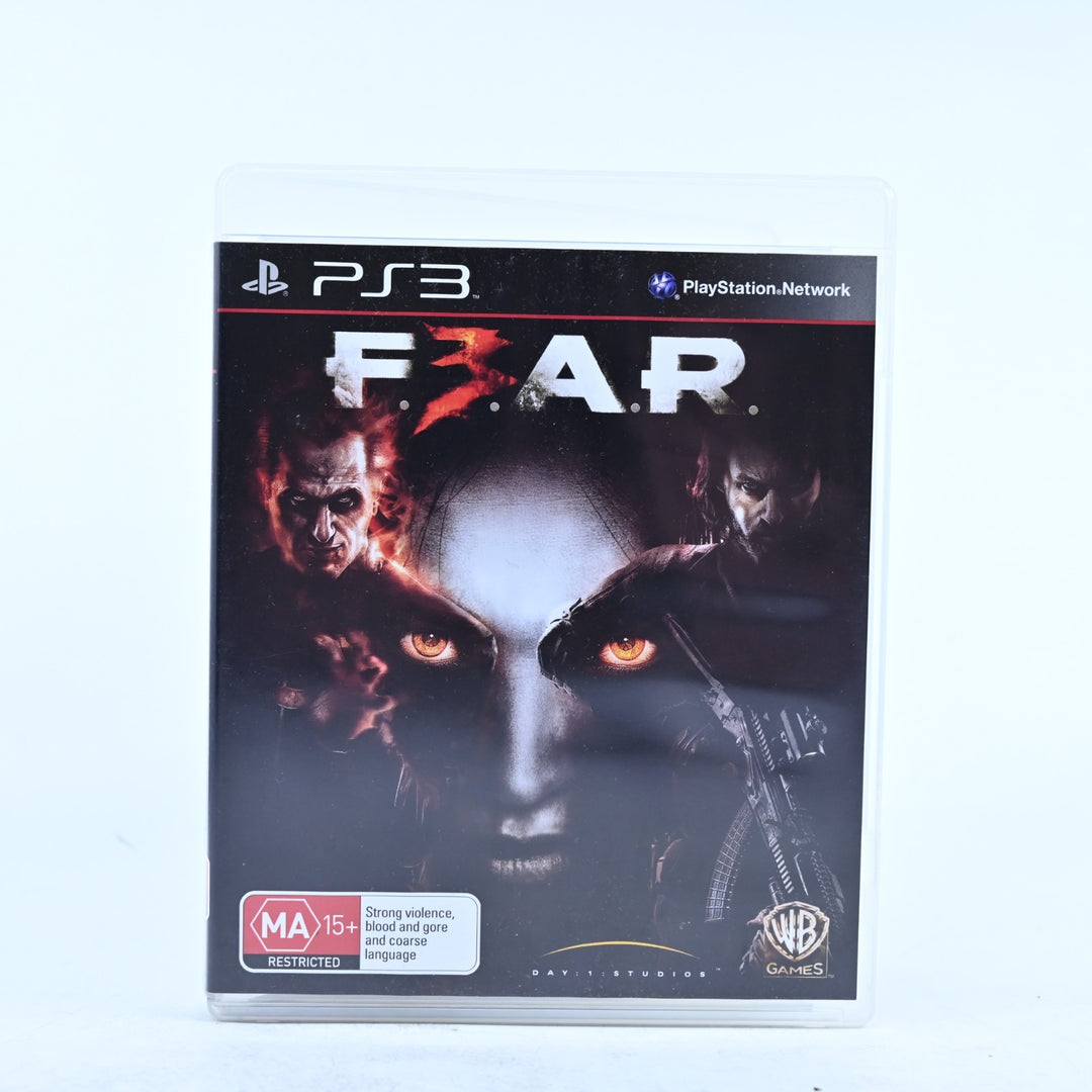 F.3.A.R. - Sony Playstation 3 / PS3 Game + Manual - MINT DISC! F3AR Fear 3
