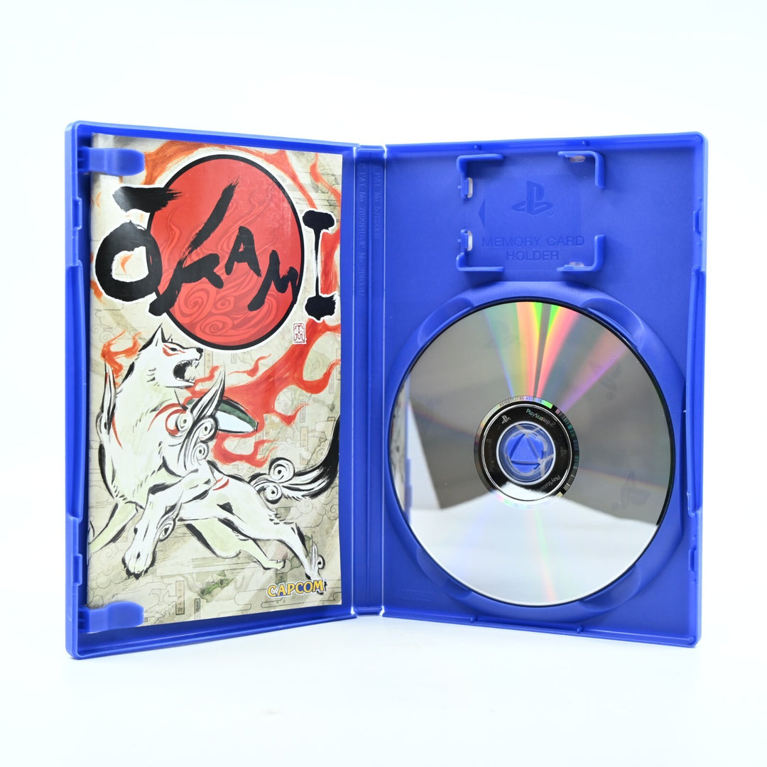 Okami - Sony Playstation 2 / PS2 Game + Manual - PAL - MINT DISC!