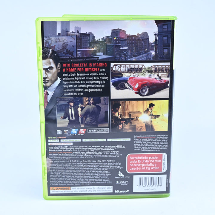 Mafia II - Xbox 360 Game + Manual + Map - PAL - MINT DISC!