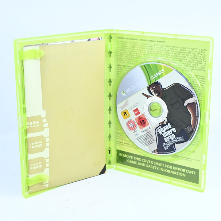 Grand Theft Auto: San Andreas - Xbox 360 Game - No Manual + Map - PAL