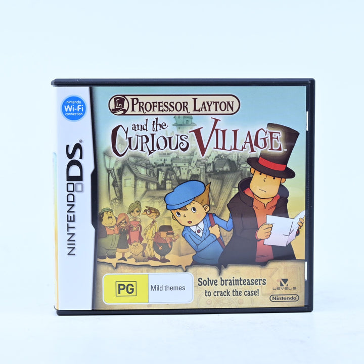 Professor Layton and the Curious Village - Nintendo DS Game - PAL + Manual