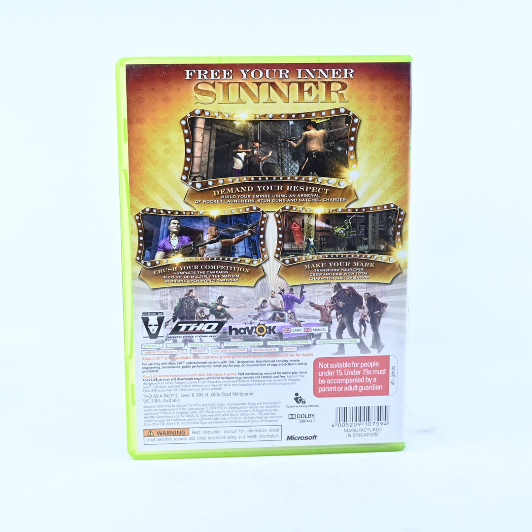 Saints Row 2 - Xbox 360 Game + Manual - PAL - MINT DISC!