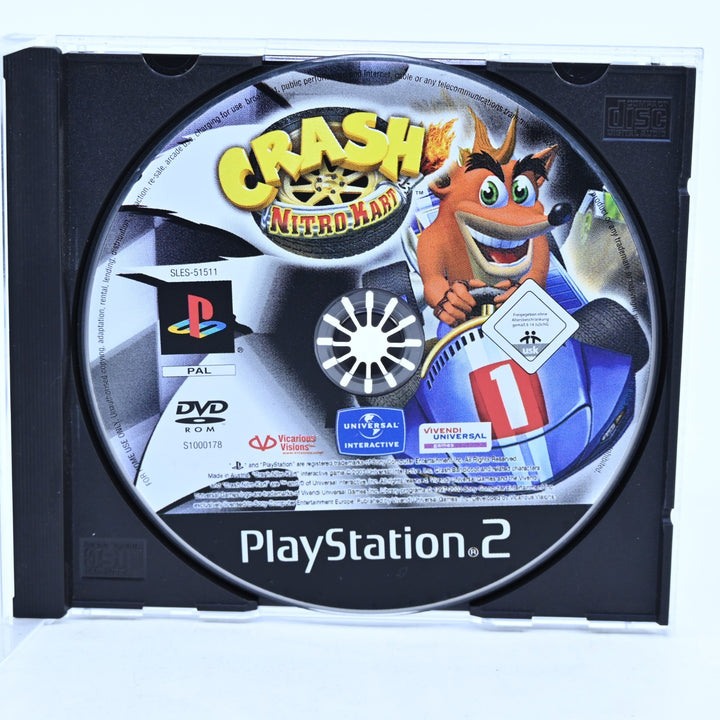 Crash Nitro Kart - Sony Playstation 2 / PS2 Game - Disc Only - PAL - MINT DISC!