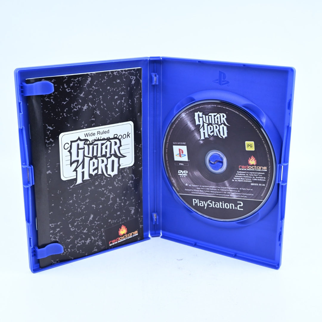 BOXED Guitar Hero Game + Guitar Controller - PS2 Game / PS2 Accessory - PAL