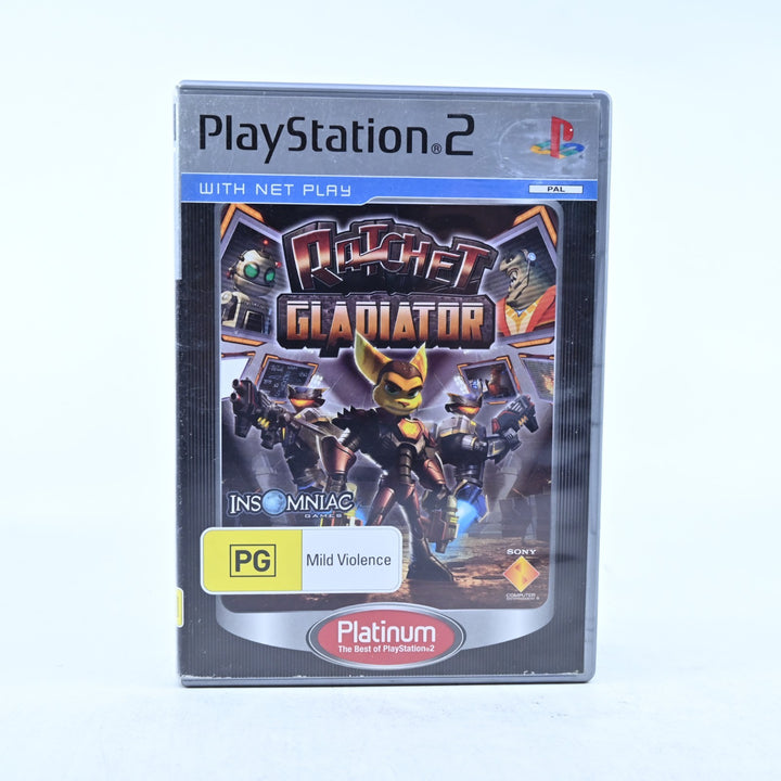 Ratchet Gladiator - Sony Playstation 2 / PS2 Game + Manual - PAL