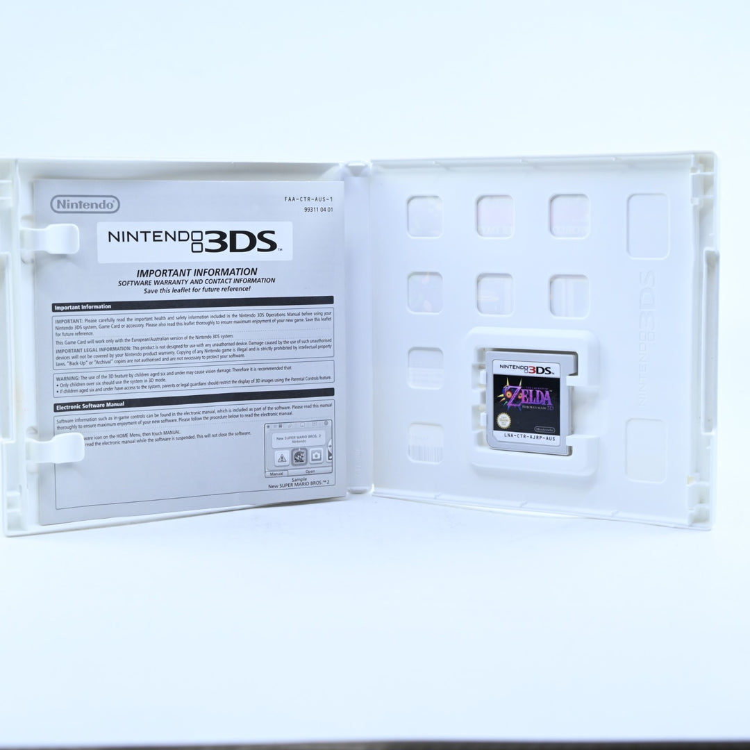 The Legend of Zelda: Majora's Mask 3D - Nintendo 3DS Game - PAL + Manual