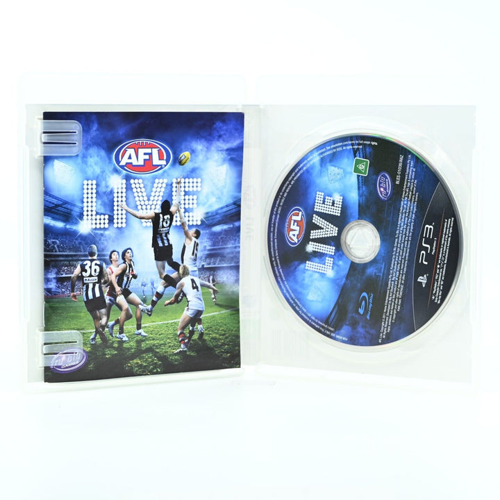 AFL: LIVE - Sony Playstation 3 / PS3 Game - FREE POST!