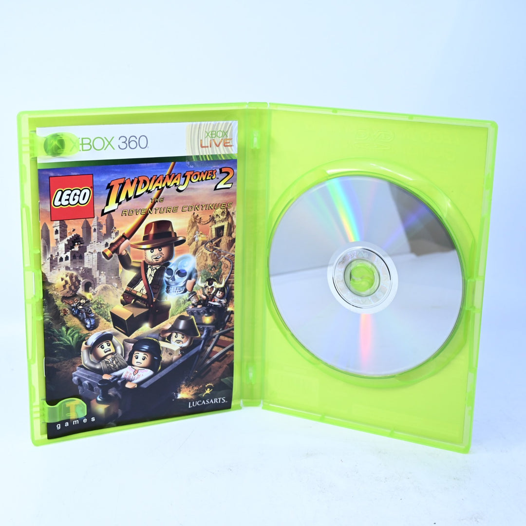 LEGO Indiana Jones 2: The Adventure Continues - Xbox 360 Game + Manual - PAL