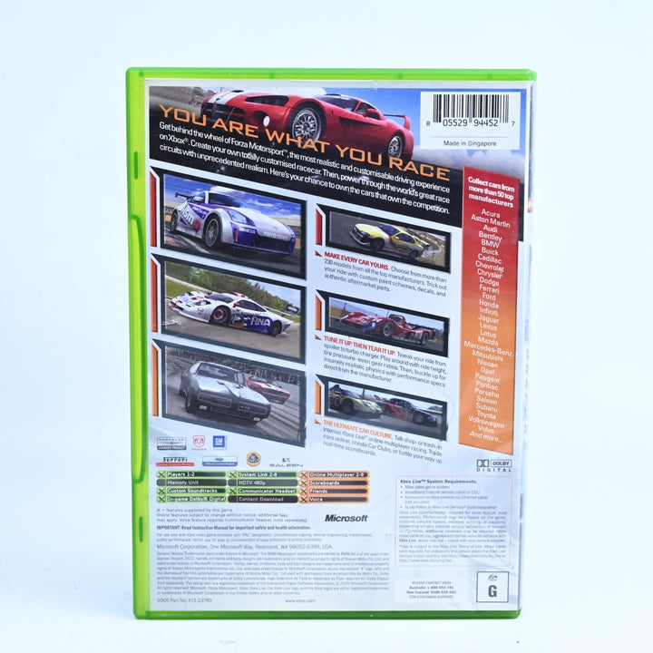 Forza Motorsport - Original Xbox Game + Manual - PAL - MINT DISC!
