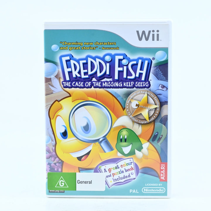 Freddi Fish: The Case of the Missing Kelp Seeds - Nintendo Wii Game + Manual
