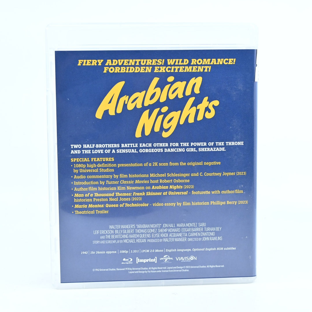 Arabian Nights - 1942 Jon Hall Maria Montez Sabu - AUS PAL - Blu-ray