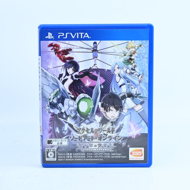 Accel World vs. Sword Art Online: Millenium Twilight - Sony PS Vita Game - NTSCJ