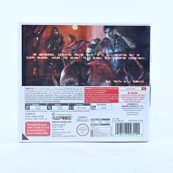 Resident Evil: Revelations - Nintendo 3DS Game - PAL + Manual - FREE POST!
