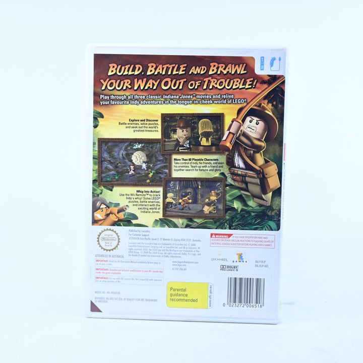 LEGO Indiana Jones: The Original Adventures - Nintendo Wii Game + Manual - PAL