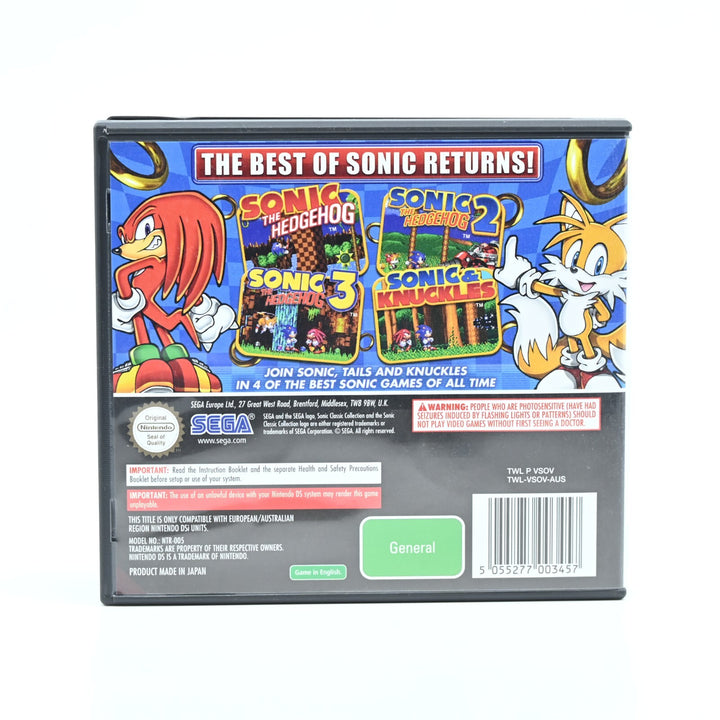 Sonic Classic Collection - Nintendo DS Game - PAL - FREE POST!
