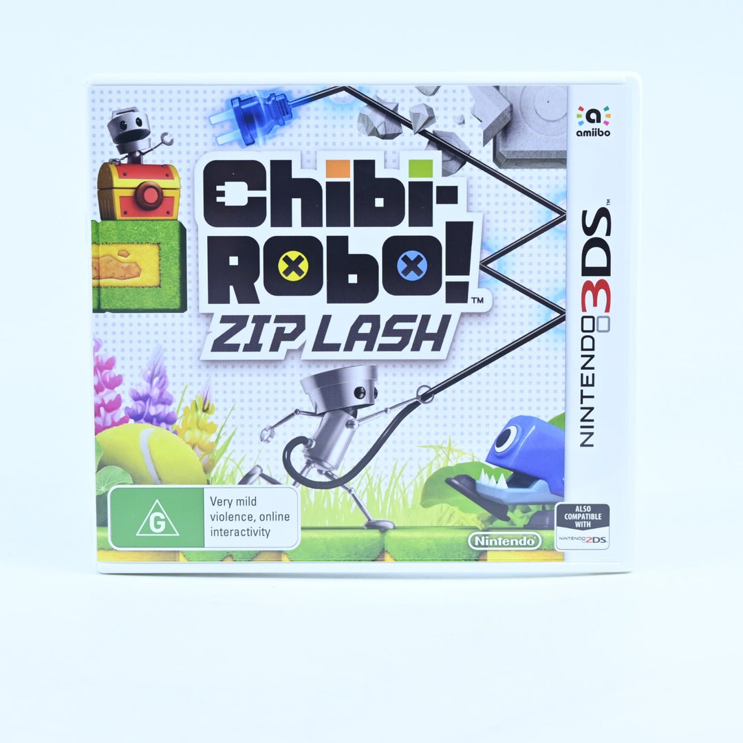 Chibi-Robo! Zip Lash Amiibo Bundle - Nintendo 3DS Game - PAL + Manual