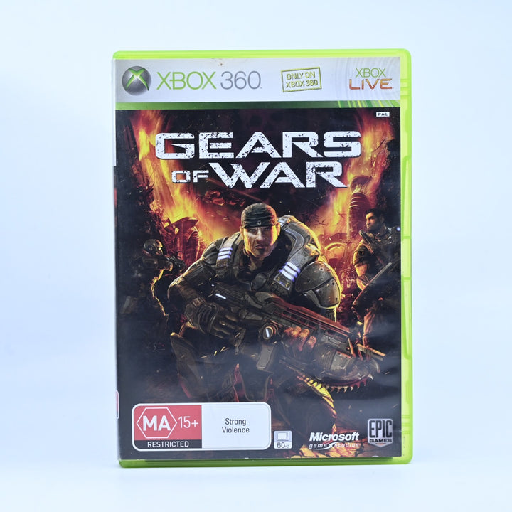 Gears of War - Xbox 360 Game + Manual - PAL - MINT DISC!