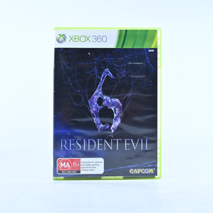 Resident Evil 6 - Xbox 360 Game + Manual - PAL - MINT DISC!