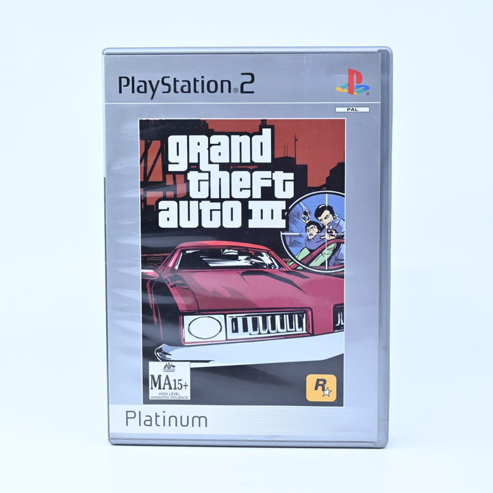 Grand Theft Auto III 3 - Sony Playstation 2 / PS2 Game + Manual + Map - PAL