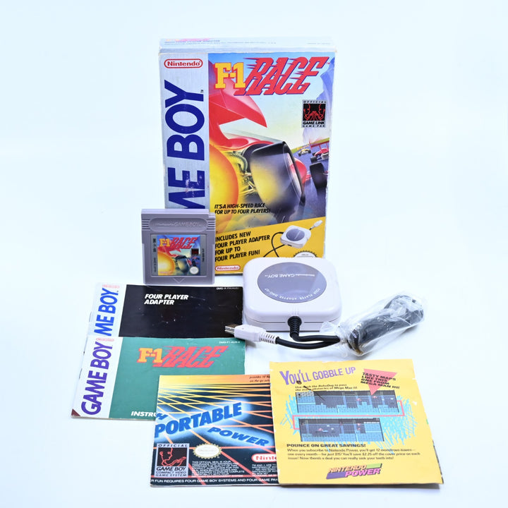 F1 Race - Big Box with 4 Player Adaptor - Gameboy Boxed Game - PAL - FREE POST!