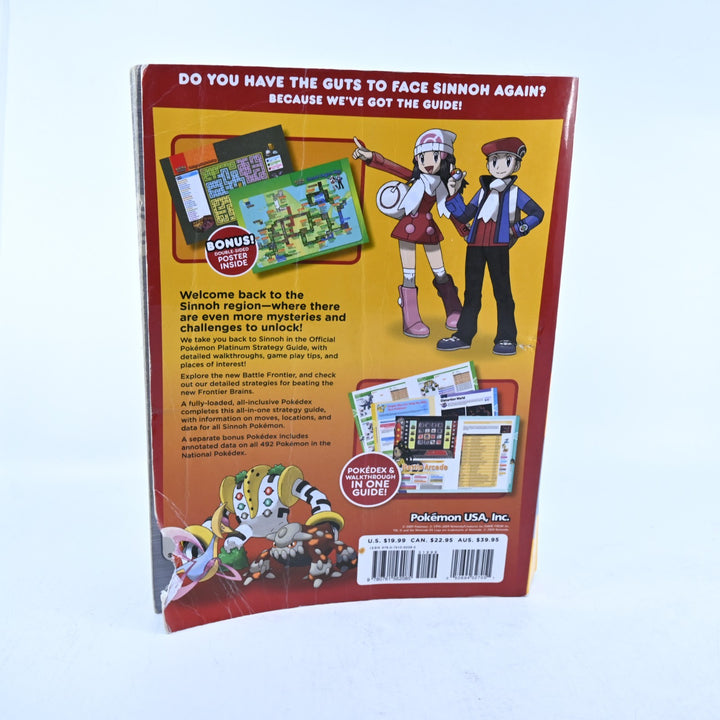 Pokemon Platinum - Pokemon Strategy Guide - READ DESCRIPTION - No Poster - Prima